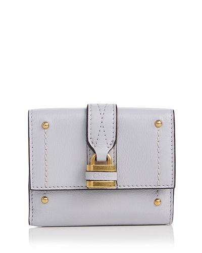 Chloe Chloe Paddington Mini Leather Trifold Wallet