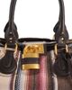 Chloe Chloe Paddington Striped Tapestry & Leather Shoulder Bag - 3