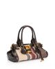 Chloe Chloe Paddington Striped Tapestry & Leather Shoulder Bag - 6