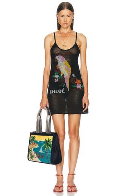 Chloe Chloe Parakeet Mini Dress