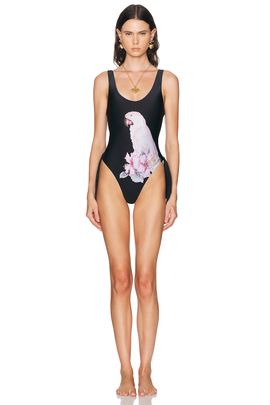 Chloe Chloe Parakeet One Piece Swimsuit
