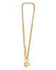 Chloe Chloe Pleated Heart Necklace, 33 - 1