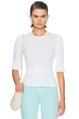 Chloe Chloe Pointelle Sweater