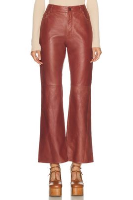 Chloe Chloe Slouch Lambskin Pant
