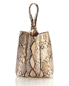 Chloe Chloe Spin Medium Embossed Leather Tote