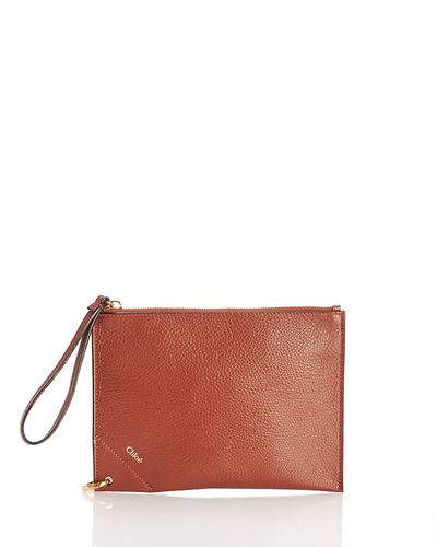 Chloe Chloe Spin Zip Leather Pouch
