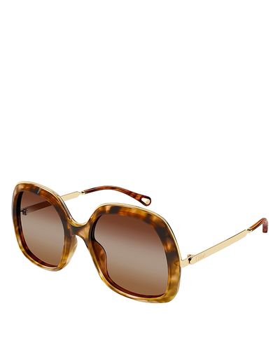 Chloe Chloe Square Sunglasses, 56mm