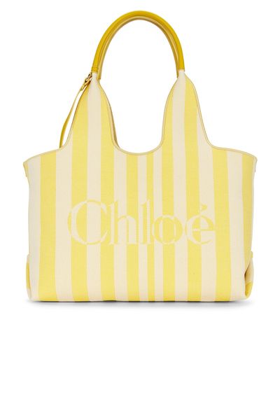 Chloe Chloe Striped Tote Bag