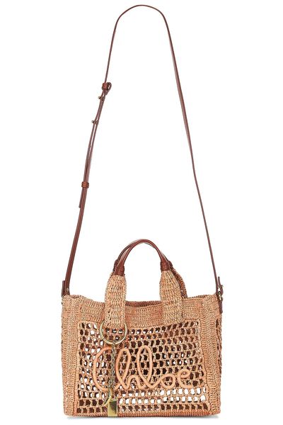 Chloe Chloe Summer Banana Small Tote