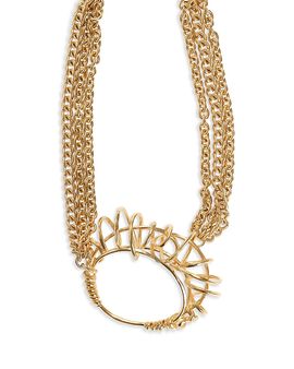Chloe Chloe Tulip Multi-Chain Scarf Necklace, 16-18