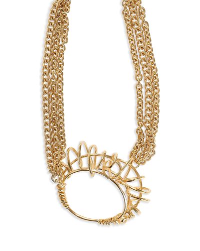 Chloe Chloe Tulip Multi-Chain Scarf Necklace, 16-18