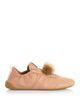Chloe Chloe Women's Kick Leather & Shearling Pom Pom Sneakers - 3