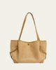 Chloe Clover Raffia-Effect Tote Bag - 1