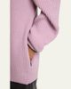 Chloe Embroidered Logo Rib Oversized Cardigan - 5