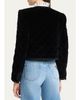 Chloe Floral-Trim Cotton Velvet Jacket - 3