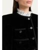 Chloe Floral-Trim Cotton Velvet Jacket - 5
