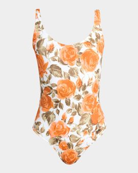 Chloe Floral Bow One-Piece Swimsuit