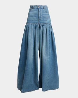Chloe High-Rise Palazzo Jeans