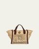 Chloe Iconic Small Crochet Raffia Tote Bag - 1