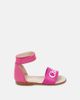 Chloe Kids Chloé Kids Baby logo leather and canvas sandals - 3