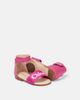 Chloe Kids Chloé Kids Baby logo leather and canvas sandals - 5