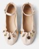 Chloe Kids Chloé Kids Embellished leather ballet flats - 4