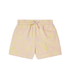 Chloe Kids Chloé Kids Floral cotton-blend terry shorts