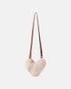 Chloe Kids Chloé Kids Heart leather-trimmed crossbody bag - 1