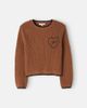Chloe Kids Chloé Kids Logo cotton and wool sweater - 1