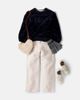 Chloe Kids Chloé Kids Logo embroidered cotton and wool gloves - 2