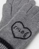 Chloe Kids Chloé Kids Logo embroidered cotton and wool gloves - 3
