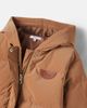 Chloe Kids Chloé Kids Logo hooded down coat - 4