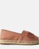 Chloe Kids Chloé Kids Logo leather-trimmed espadrilles - 3