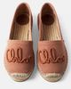Chloe Kids Chloé Kids Logo leather-trimmed espadrilles - 4