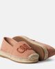 Chloe Kids Chloé Kids Logo leather-trimmed espadrilles - 5