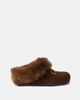 Chloe Kids Chloé Kids Logo suede mules - 5