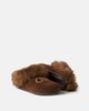 Chloe Kids Chloé Kids Logo suede mules - 6