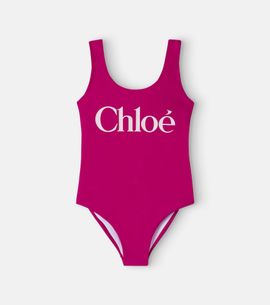 Chloe Kids Chloé Kids Logo swimsuit