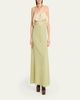 Chloe Lace-Ruffle Silk Crepe De Chine Maxi Slip Dress - 2