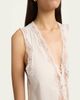 Chloe Lace-Trim Silk Sleeveless Peplum Top - 5