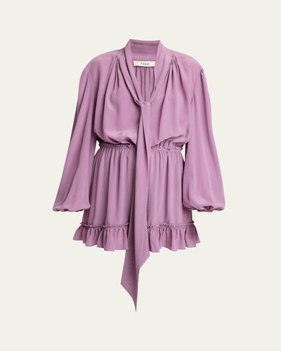 Chloe Organic Silk Crepe De Chine Dress