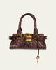 Chloe Paddington Small Python-Print Leather Top-Handle Bag - 1