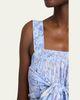 Chloe Painted Flowers Cotton Maxi Dress - 5