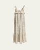 Chloe Painted Flowers Silk Maxi Dress - 1