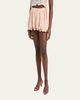 Chloe Painted Flowers Silk Shorts - 4