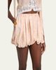 Chloe Painted Flowers Silk Shorts - 5