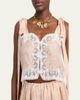 Chloe Painted Flowers Silk Top - 5