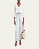 Chloe Scalloped Cotton Pointelle-Knit Cardigan - 2