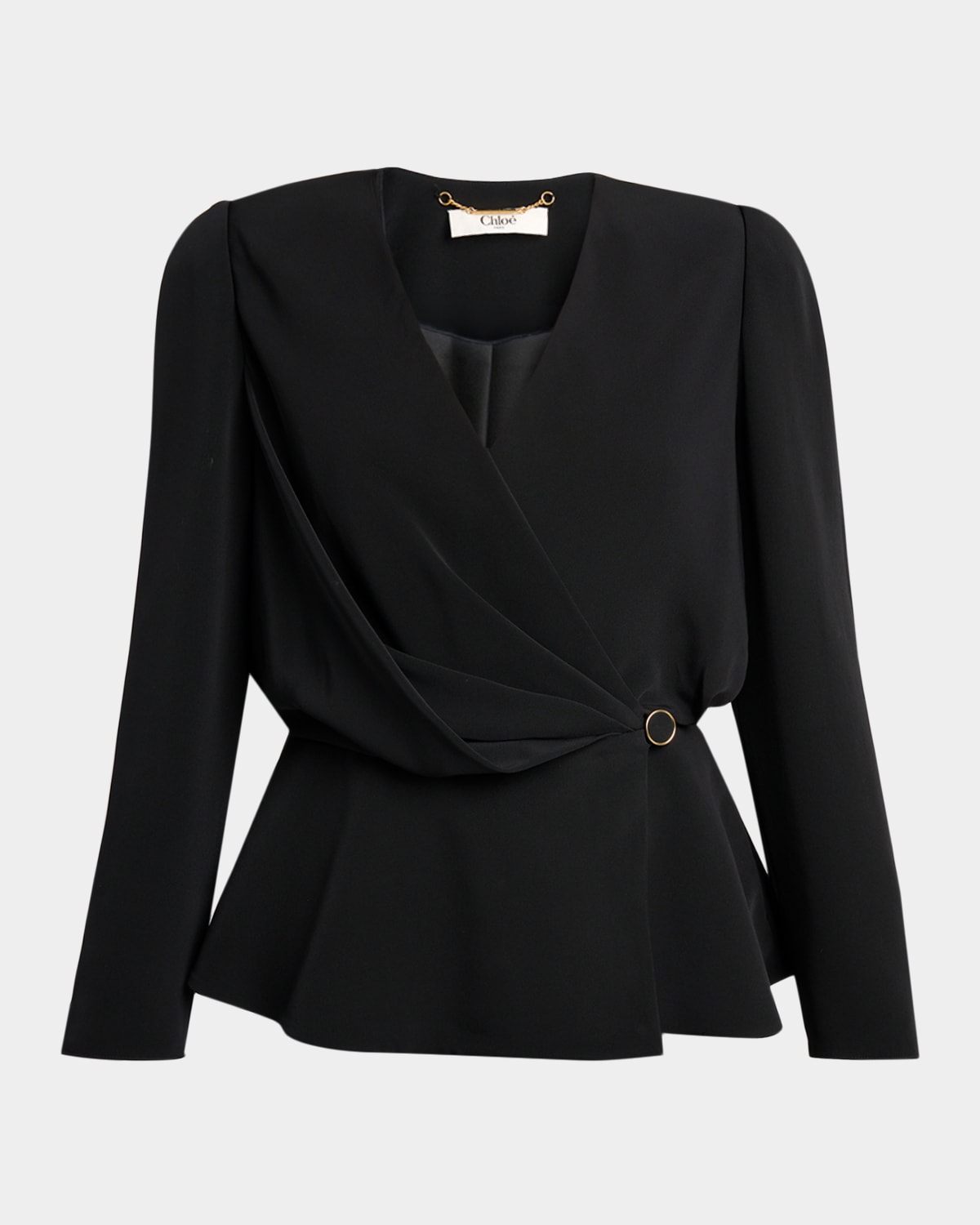 Chloe Single-Breasted Wool Blazer