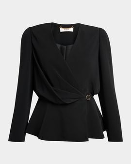 Chloe Single-Breasted Wool Blazer